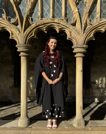 A picture of Ruby at Graduation 2025